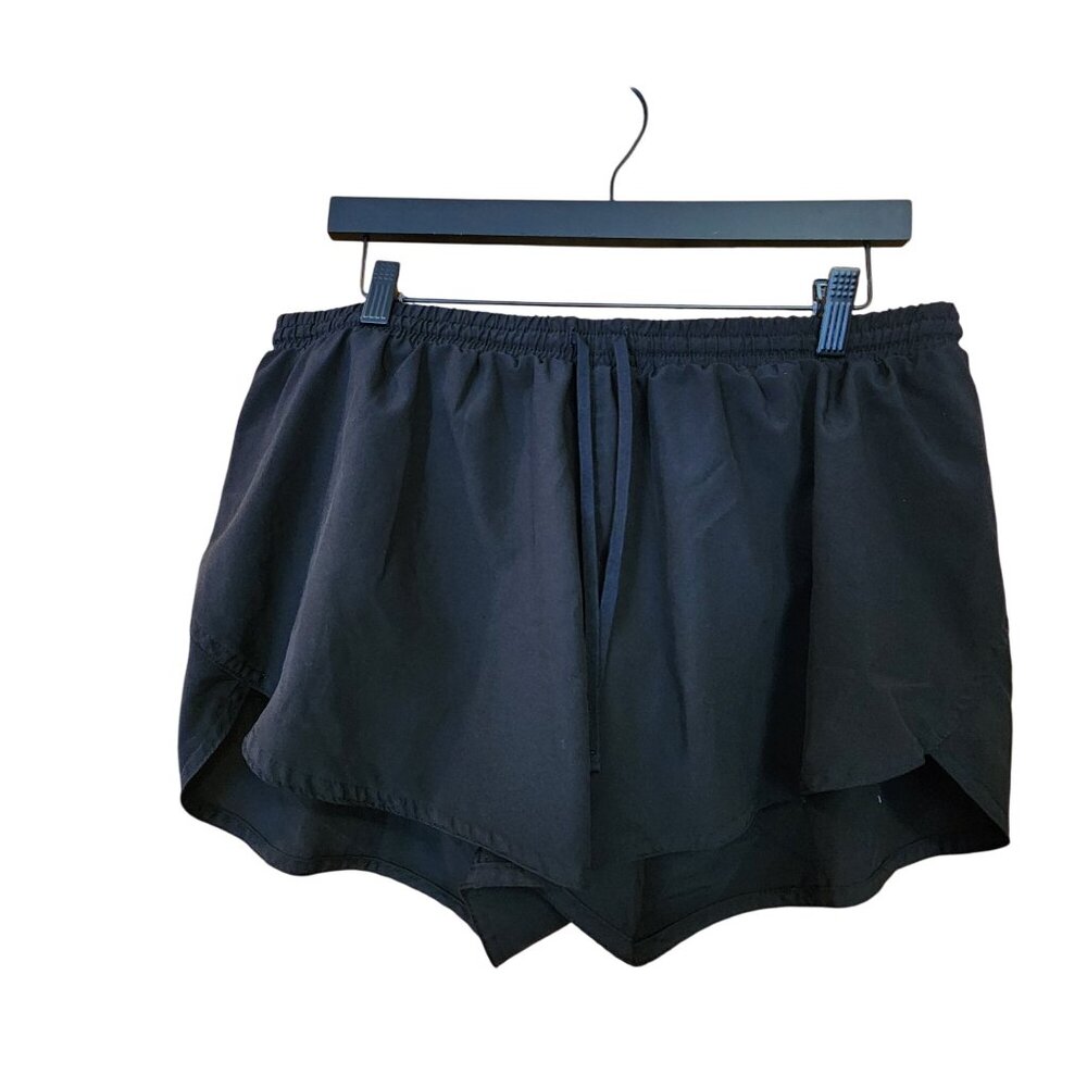 Old Navy Active Womens Black Running Shorts L Go-Dry